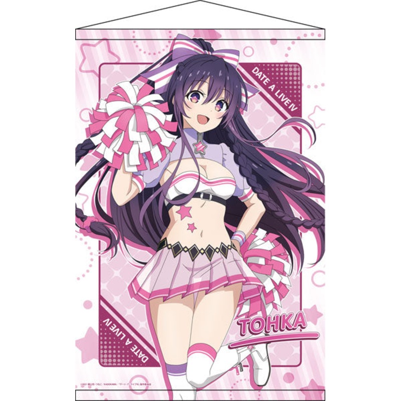 Date A Live IV New Illustration B2 Wall Scroll Tohka Yatogami Cheerleader
