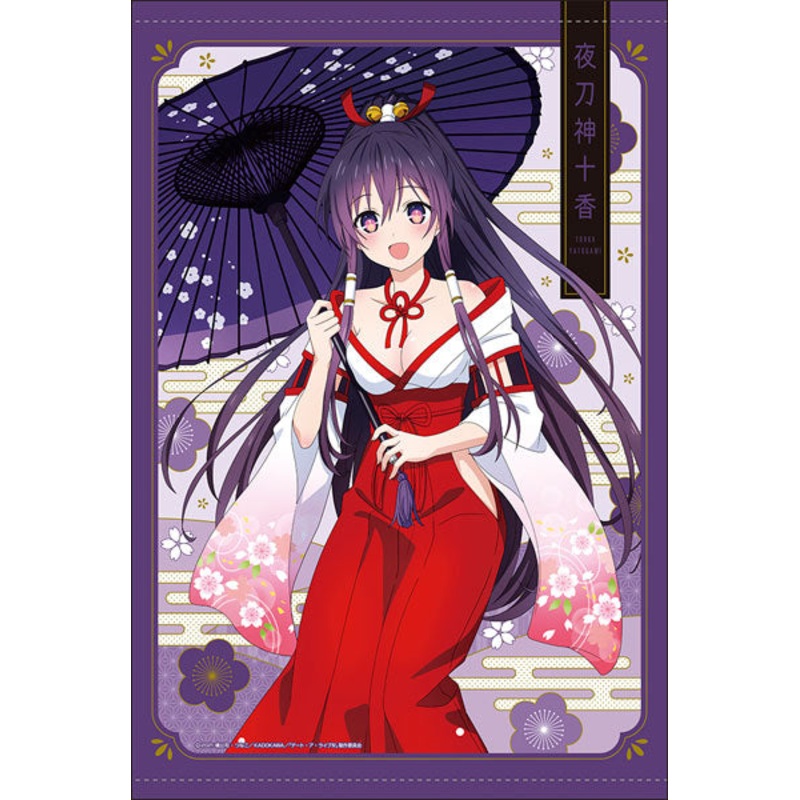 TV Anime “Date A Live IV” New Illustration B2 Wall Scroll Shrine Maiden Ver. (1) Tohka Yatogami