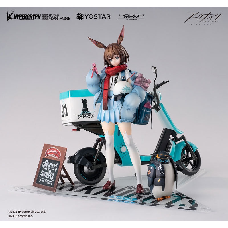 Arknights 1/7 Amiya Fresh Fastener VER. Deluxe Edition 1/7 Complete Figure