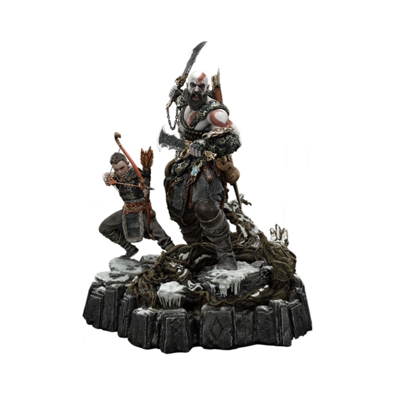 God Of War Kratos & Atreus Statue By Prime 1 Studio