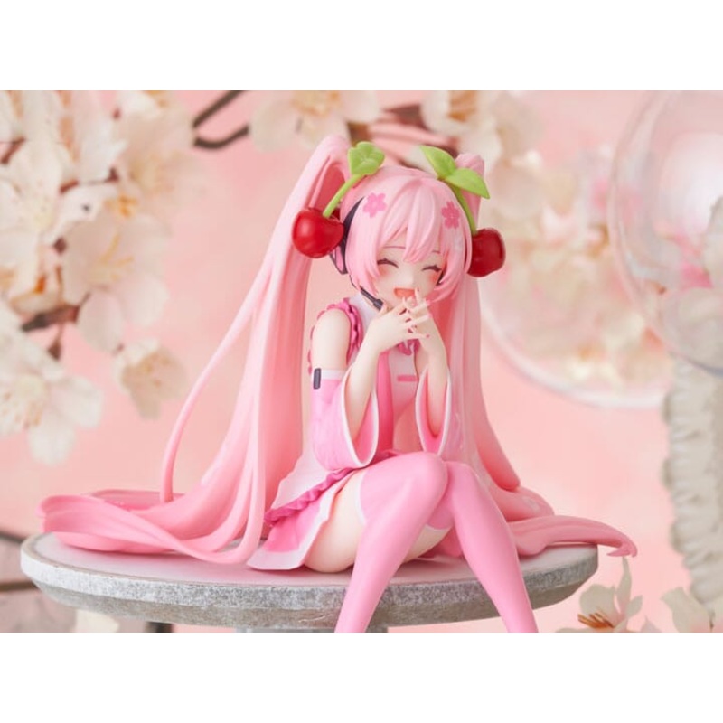 Vocaloid Hatsune Miku (Sakura Miku 2023 Smile Ver.) Noodle Stopper Figure