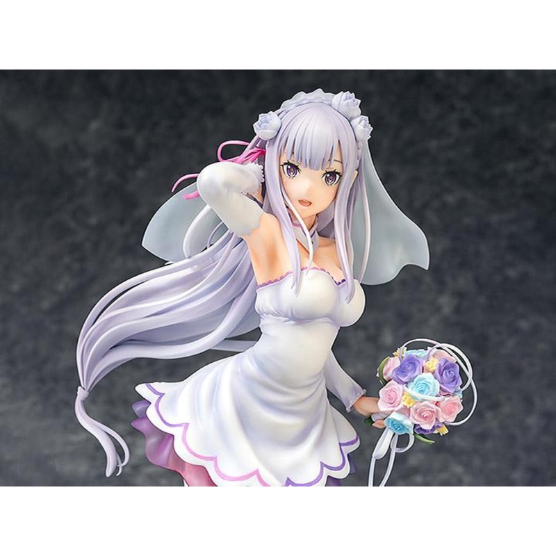 Re:Zero Starting Life in Another World Emilia (Wedding Ver.) 1/7 Scale Figure