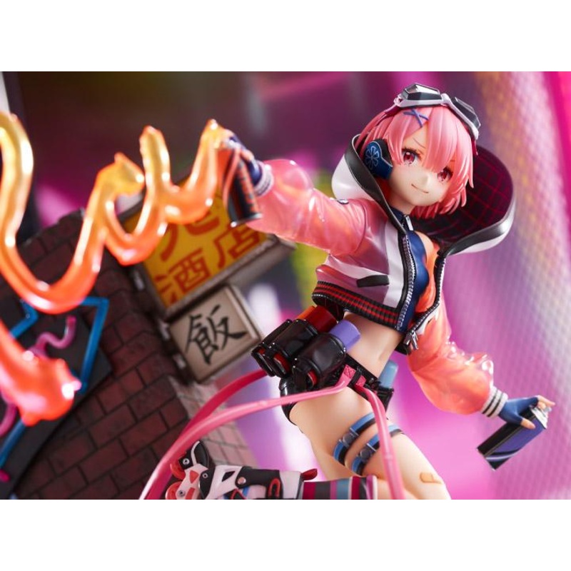 Re:Zero Starting Life in Another World Ram (Neon City Ver.) 1/7 Scale Shibuya Scramble Figure