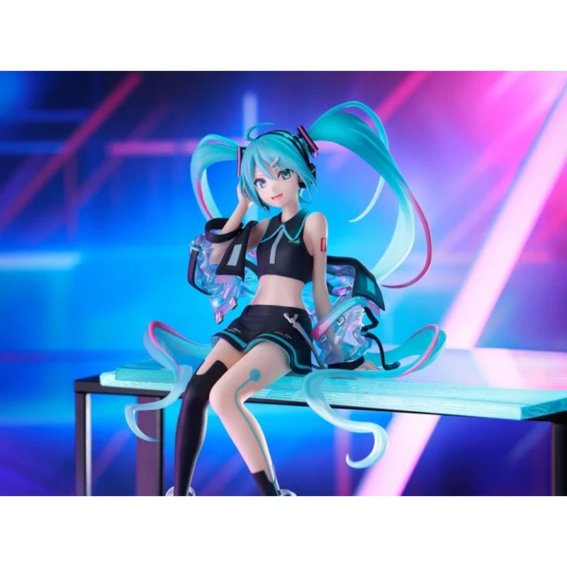 Vocaloid Neon Cyber Hatsune Miku Noodle Stopper Figure