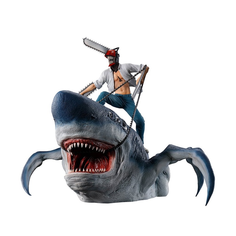 Chainsaw Man Ichibansho Mega Impact Chainsaw Man & Beam Figure