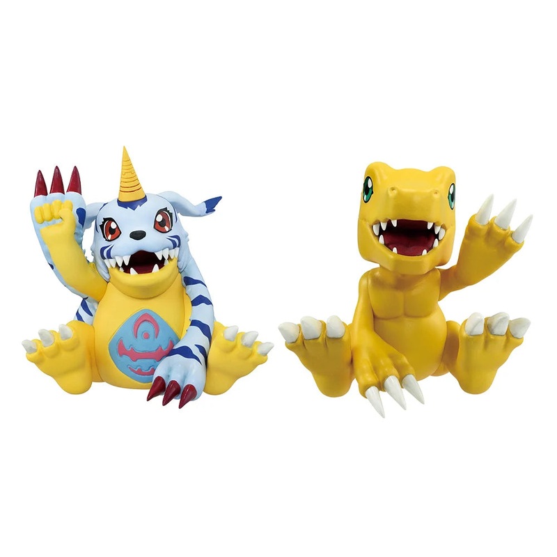 Digimon Ichibansho Agumon & Gabumon (Clash of Light and Darkness) Figure