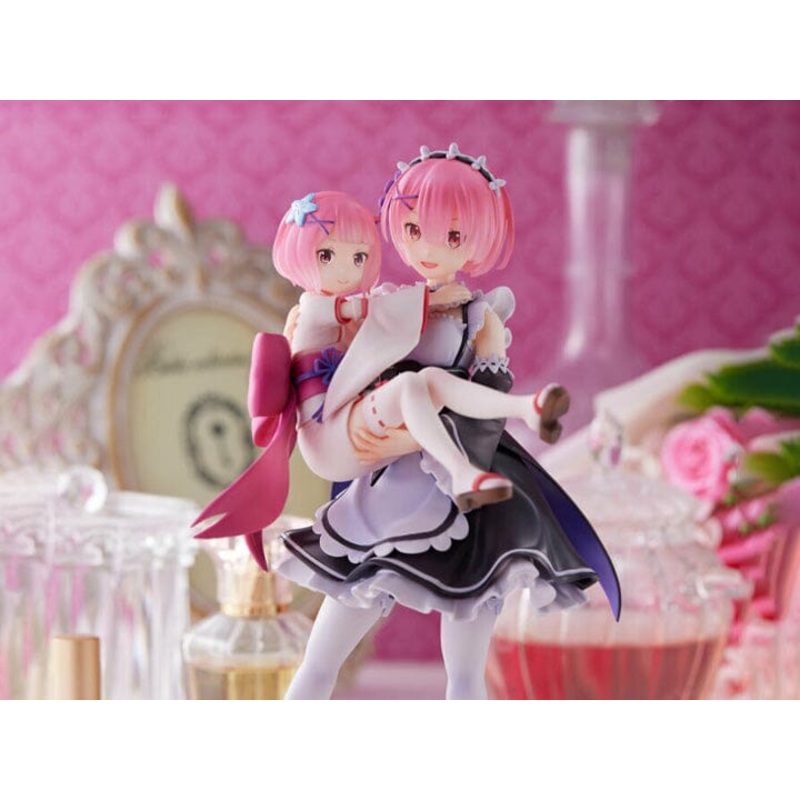 Re Zero Starting Life in Another World S-Fire Ram & Childhood Ram 1/7 Scale Figure