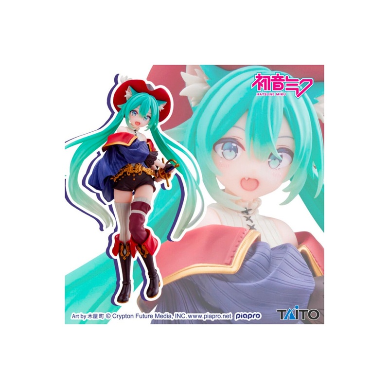 MIKU HATSUNE – WONDERLAND FIGURE – HATSUNE MIKU CAT IN BOOTS Ver.