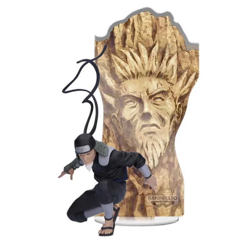 NARUTO SHIPPUDEN – Sarutobi Hiruzen – Panel Spectacle Figure 18cm Figurine