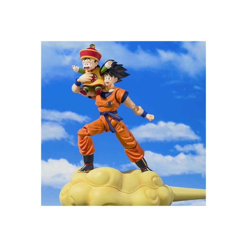 DRAGON BALL Z – Goku, Gohan & Kintoun – S.H. Figuarts figure 14 & 6cm