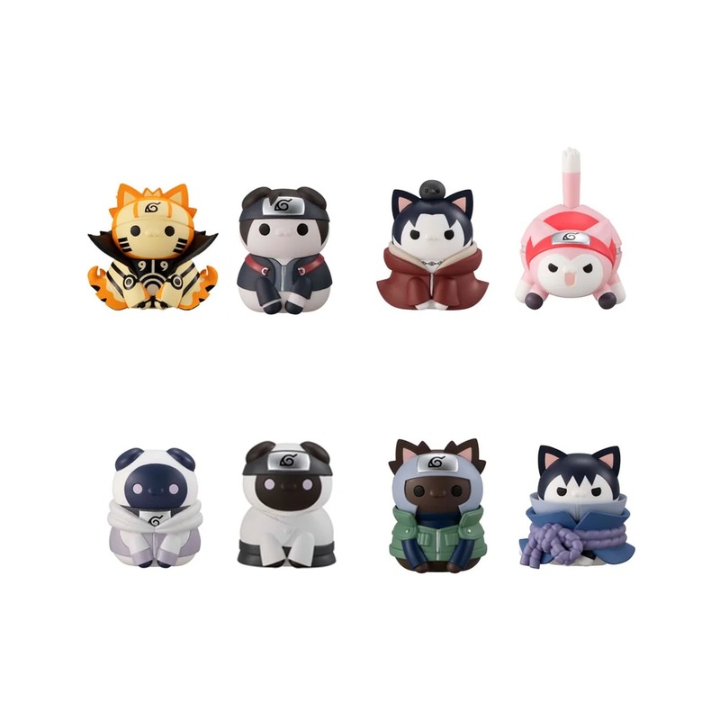 Naruto Shippuden Mega Cat Project assortment trading figures 3 cm Nyaruto! Worm. Break out! Fourth Great Ninja War (8)