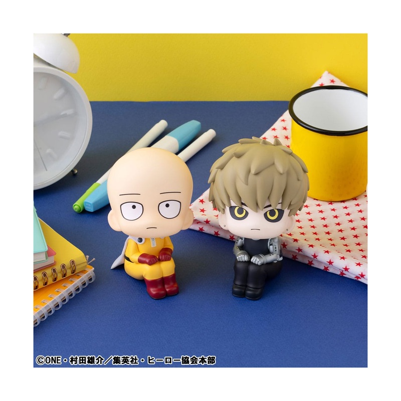 One Punch Man PVC Figure Look Up Saitama & Genos 11 cm (with gift)
