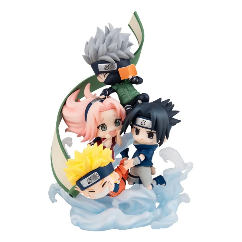 Naruto Shippuden PVC statuette FigUnity Gather here, Team 7 13 cm (with gift) Figurine