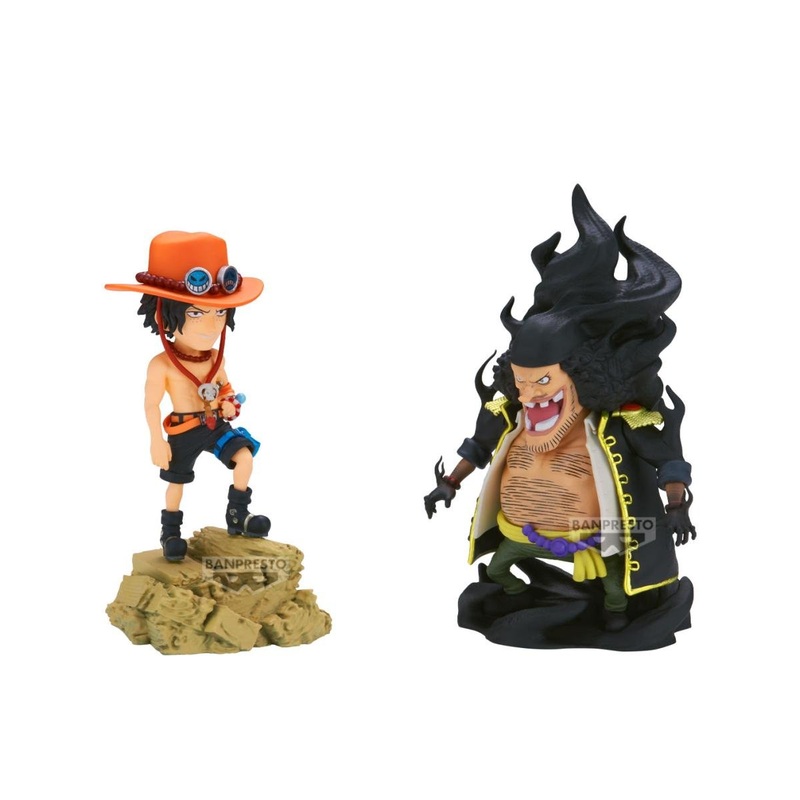 ONE PIECE – Ace VS Marshall D. Teach – WCF Log Stories 8cm Figure
