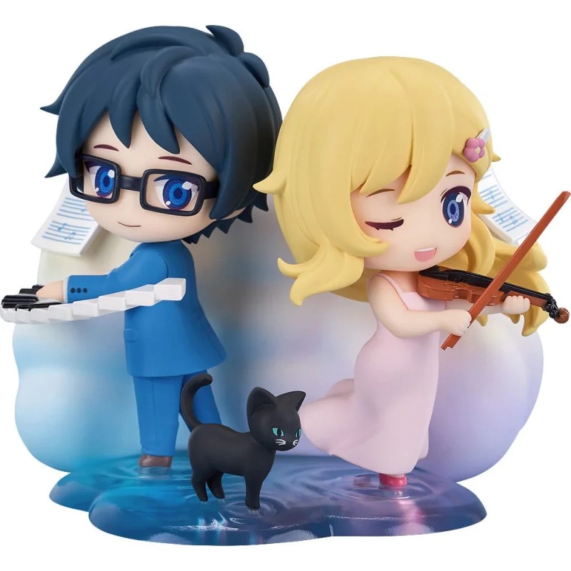 YOUR LIE IN APRIL – Kaori & Kosei – Qset Mini Figures 9 cm Figurine