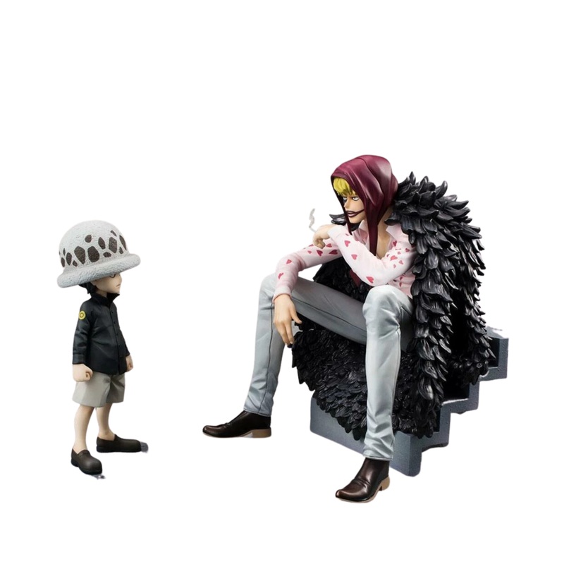 One Piece Limited Edition Corazon & Law Portrait.Of.Pirates Figure by Megahouse