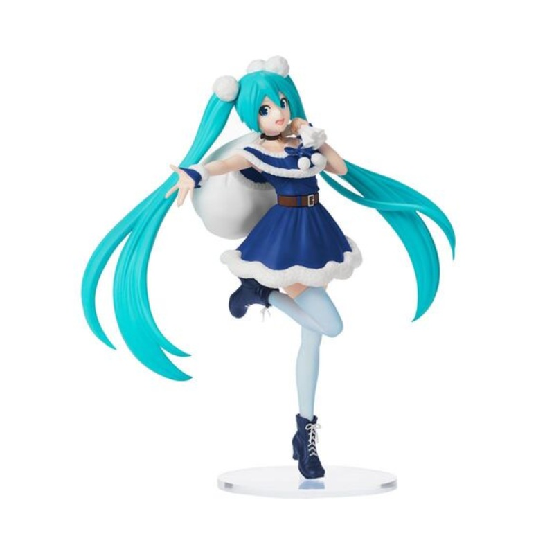 Hatsune Miku Chrismas 2020 Blue Version SPM Figure by Sega