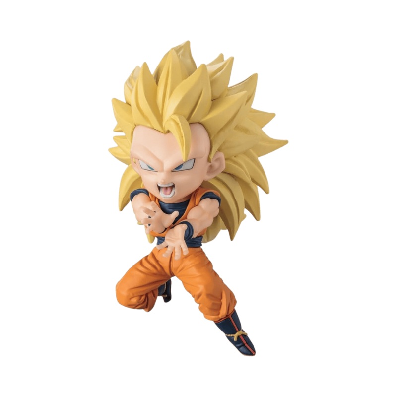 Dragon Ball Wave 2 Goku SS3 (Solid) Chibi Master Figure By Bandai Namco