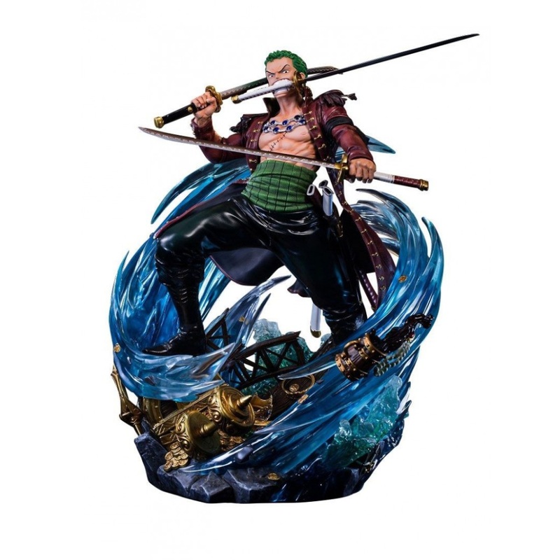 One Piece Log Collection Roronoa Zoro 1/4 Scale Statue