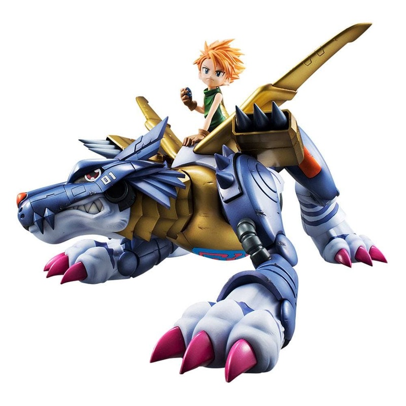 Digimon Adventure Precious G.E.M. Metal Garurumon & Ishida Yamato