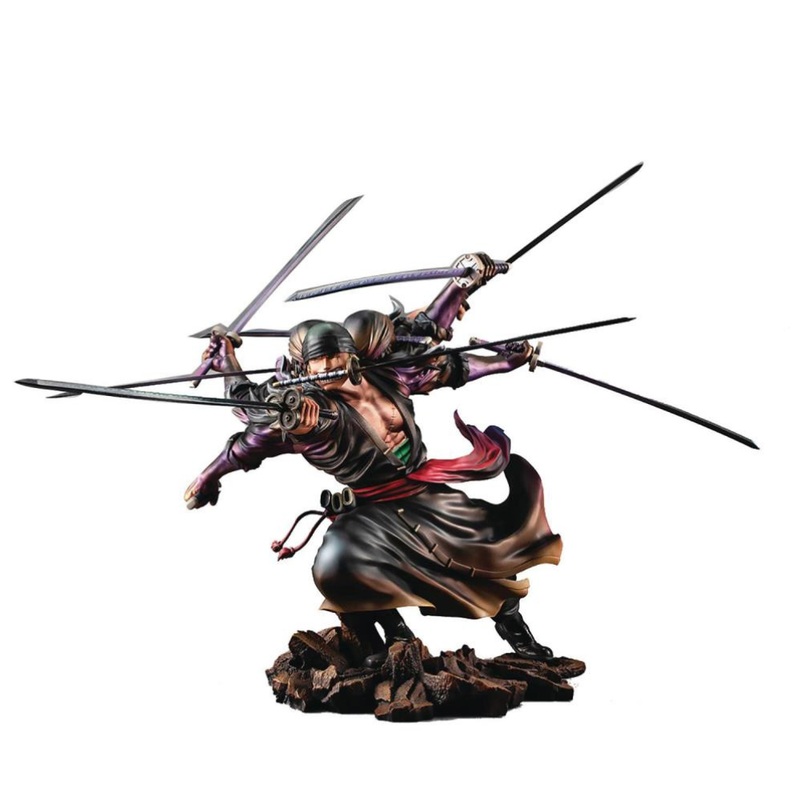 One Piece Asura Roronoa Zoro Ver Demon Spirit Kyuutou-ryuu Wa-Maximum Portrait of Pirates (P.O.P.) Figure by MegaHouse