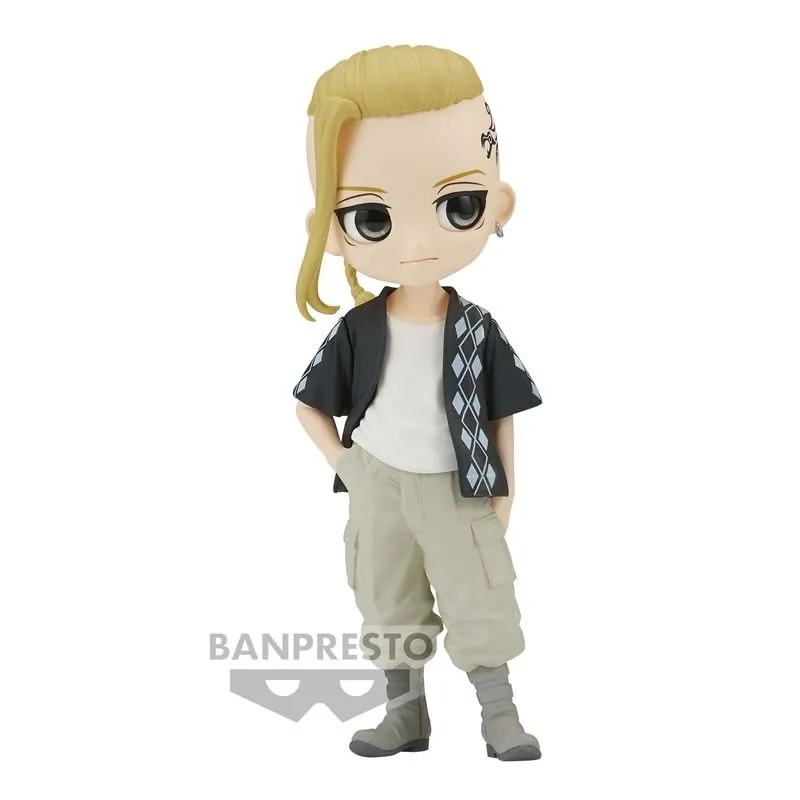 Tokyo Revengers Q Posket Action Figure Ken Ryuguji Plain Clothes Ver. HAS Figurine