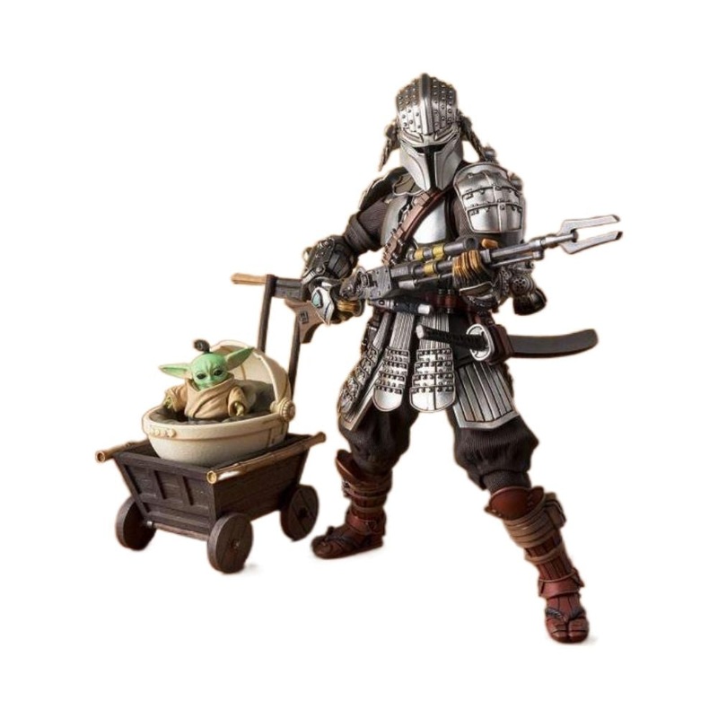 Bandai Tamashii : Star Wars Meisho Realization Ronin Mandalorian and Grogu