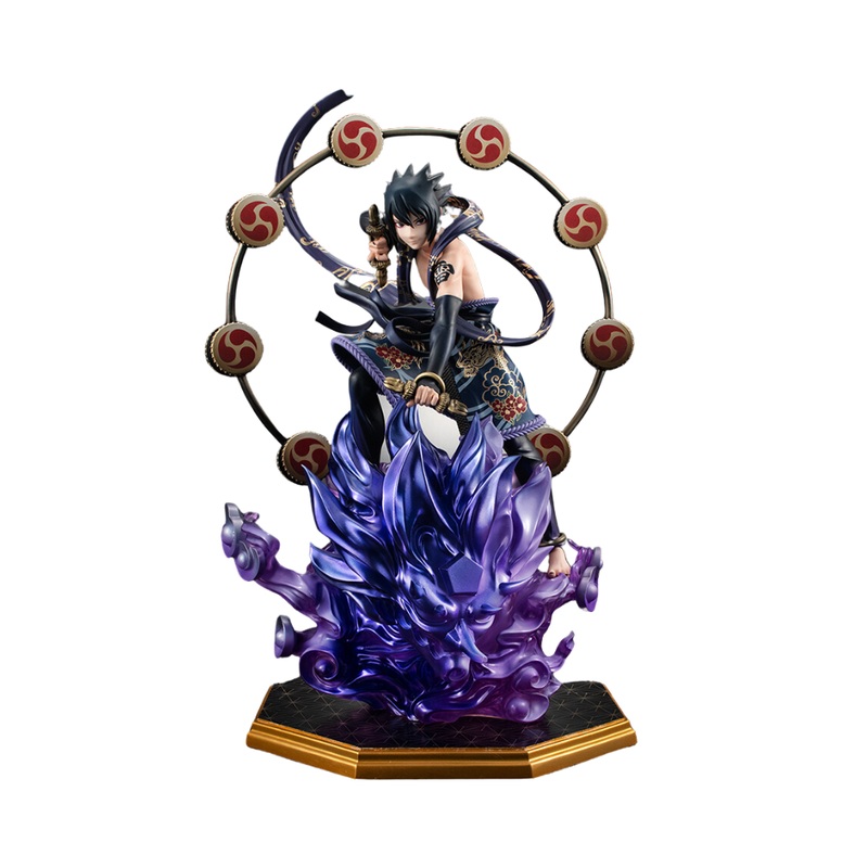 NARUTO-Shippuden-Sasuke Uchiha Thunder God Precious G.E.M.series Figure By MegaHouse
