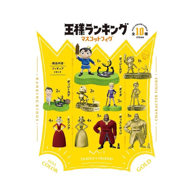 Ranking of the Kings  Collectible Character Figure by F-Toys (1PC Random)