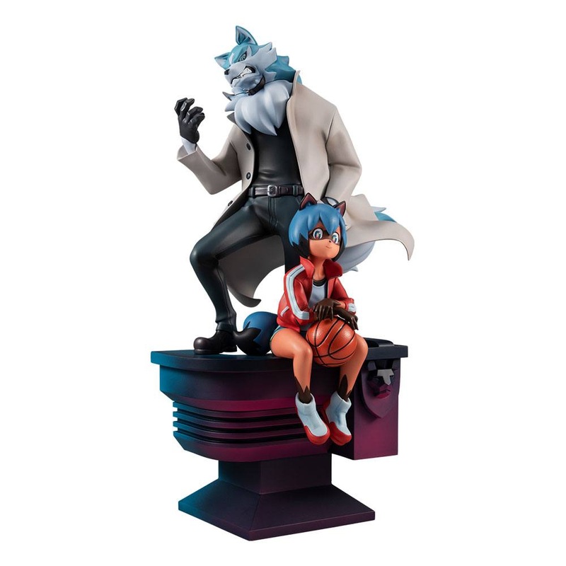 Brand New Animal Michiru Kagemori & Shirou Ogami Figures