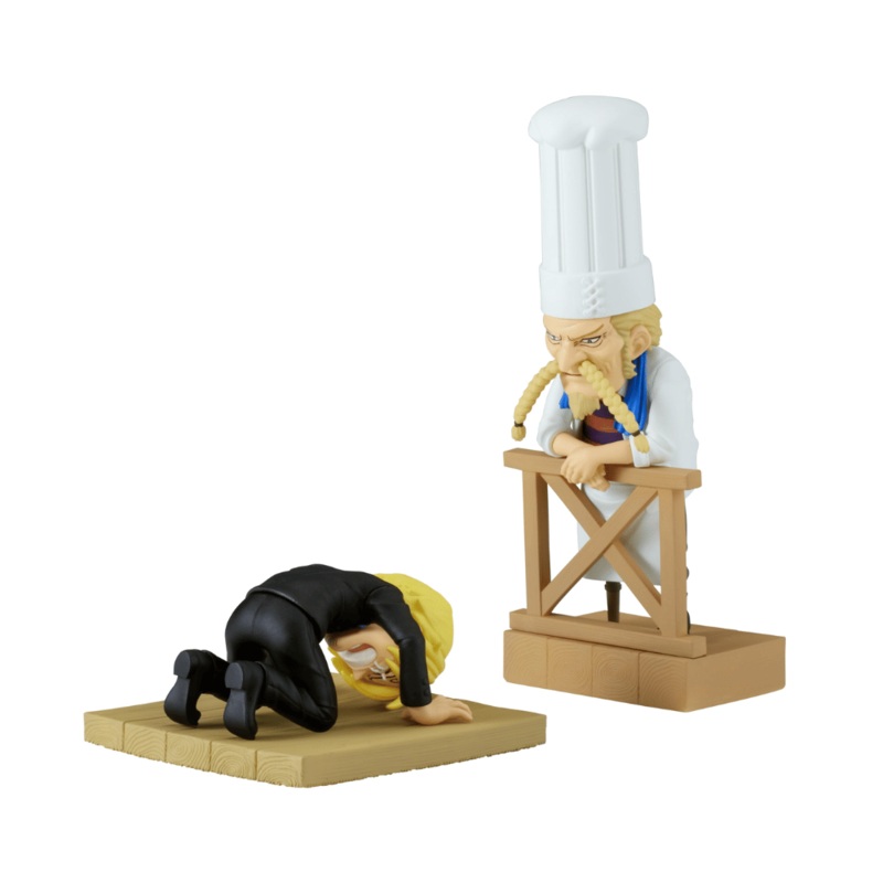 ONE PIECE -SANJI & ZEFF-2  WORLD COLLECTABLE FIGURE LOG STORIES Figure By Banpresto