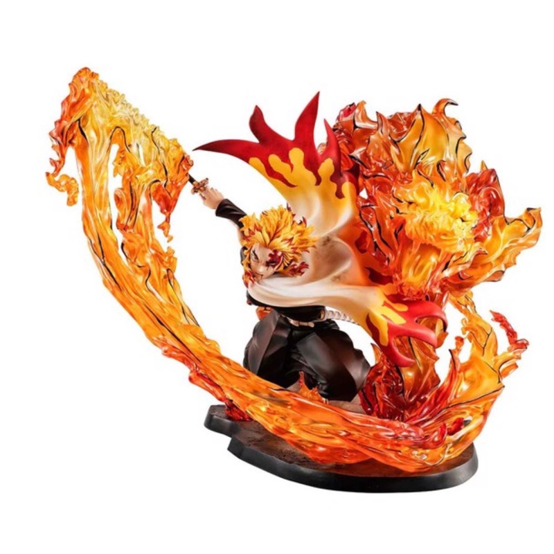 Demon Slayer Kyojuro Rengoku Flame Breathing Fifth Form Flame Tiger Precious G.E.M Statue