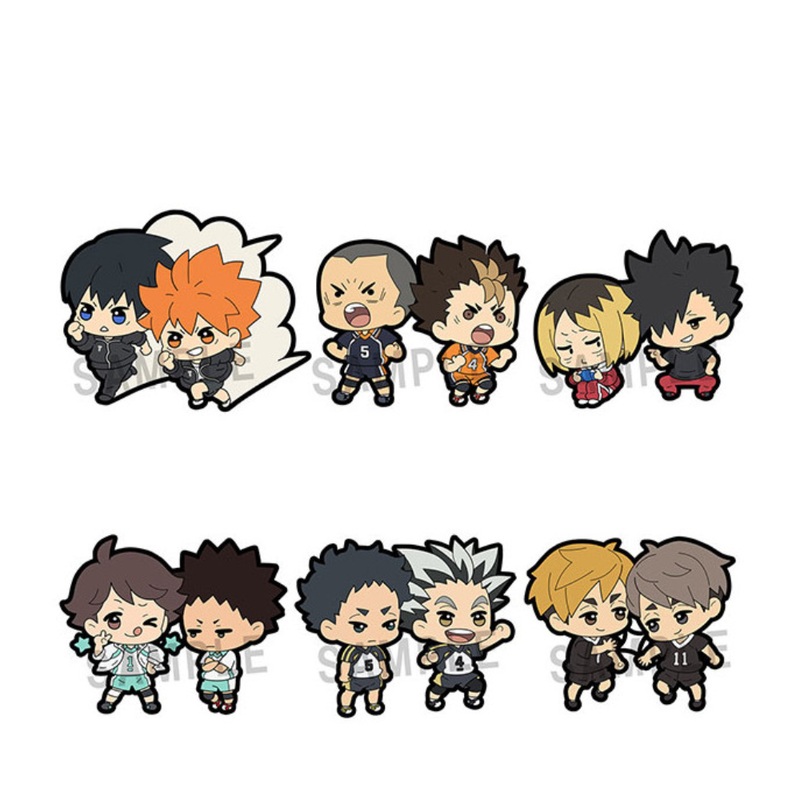 Haikyu Rubber Mascot Buddy Collection Blind Pack