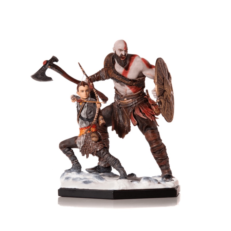 KRATOS AND ATREUS DELUXE ART SCALE 1/10