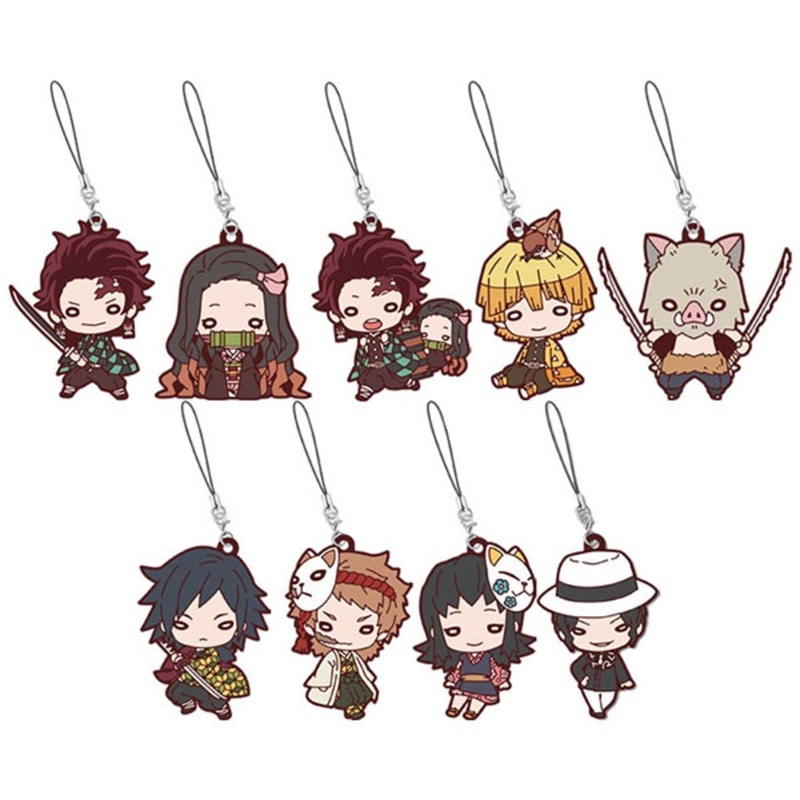Nitotan Kimetsu No Yaiba Rubber Mascot