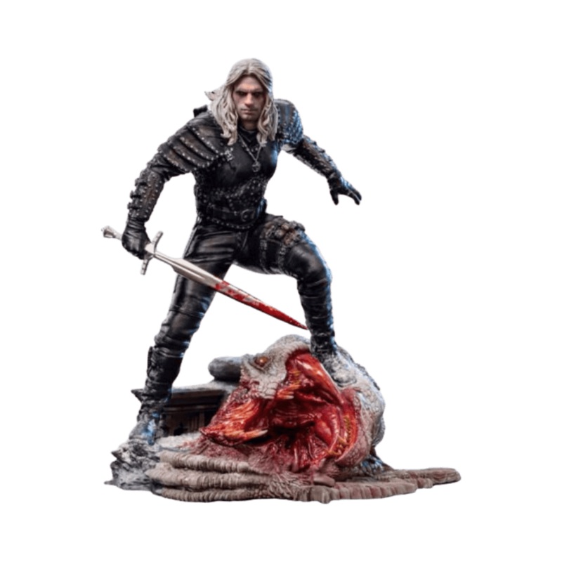 The Witcher Geralt of Rivia 1/10 Art Scale Limited Edition Statue By Iron Studios