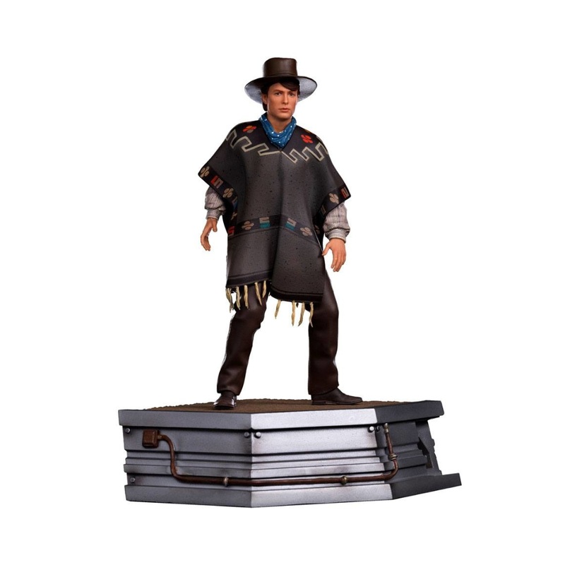 Back To The Future III Marty Mcfly Art Scale 1/10 Statue By Iron Studios