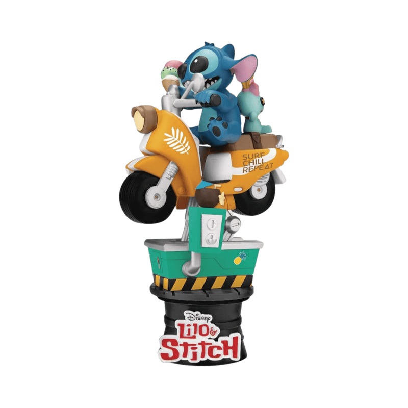 Lilo & Stitch D-Stage DS-041 Stitch & Scrump Coin Ride (Reissue) Figure By Beast Kingdom