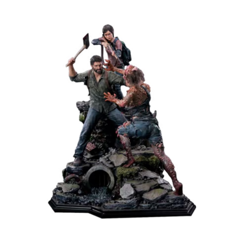 Ultimate Premium Masterline The Last of Us Part I Joel & Ellie Deluxe Bonus Version Statue by Prime 1 Studio