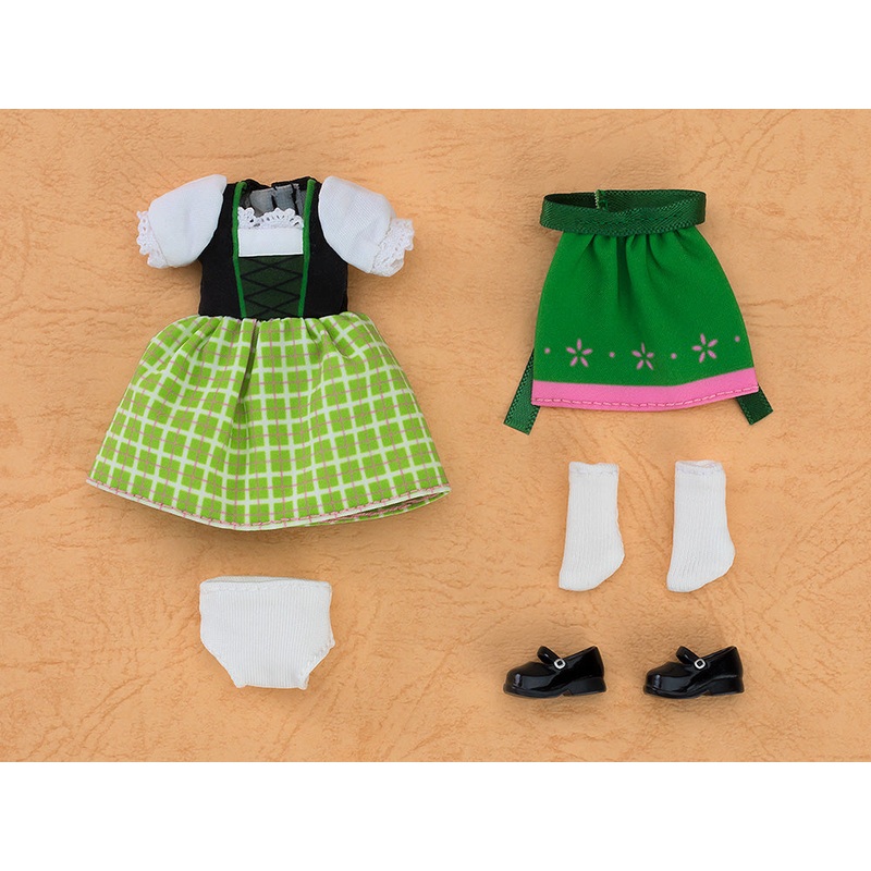 Nendoroid Doll Outfit Set: World Tour Germany  – Girl (Green/Red)