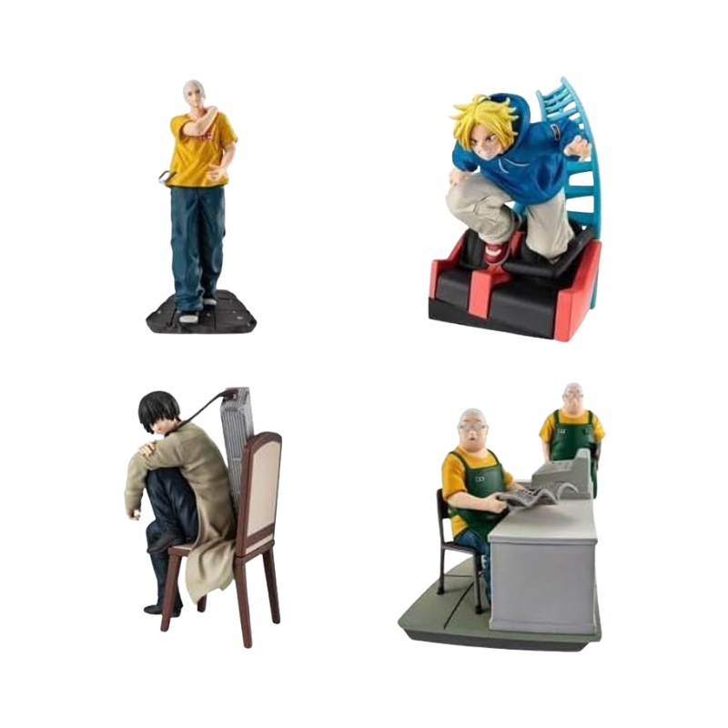 Sakamoto Days Petitrama Cut Out Scenes Boxed Set of 4 Figures By MegaHouse (1 Random)