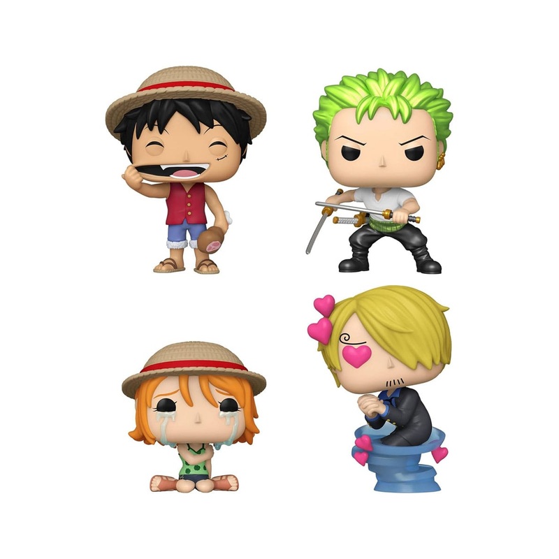 One Piece – pack of 4 POP figures! Animation Vinyl Refresh 4PK(EMEA) 9cm