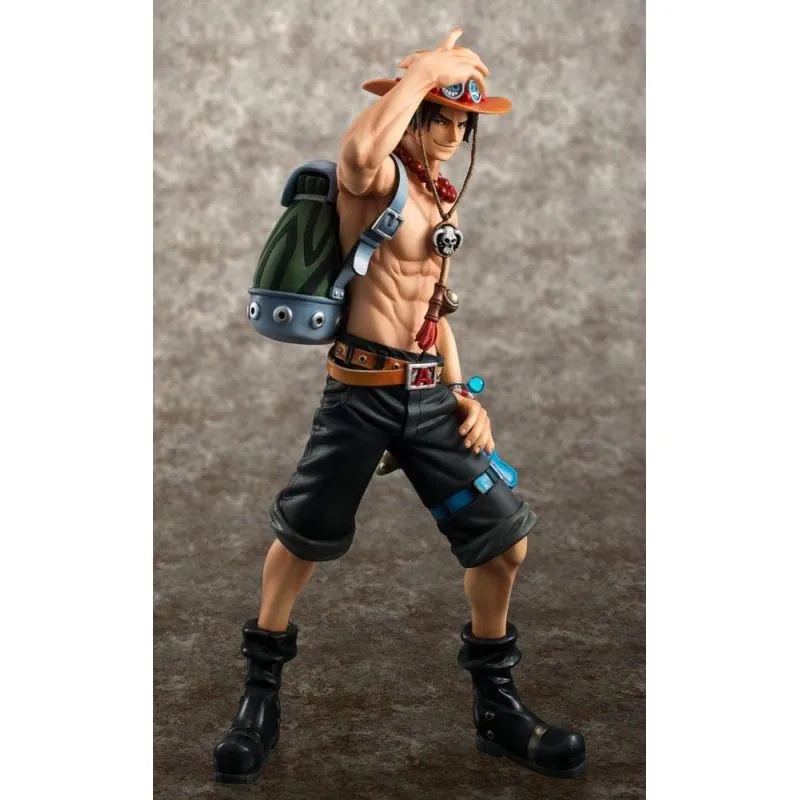 One Piece PVC Statue 1/8 Excellent Model NEO-DX Portgas D. Ace 10th Limited Ver. 23cm