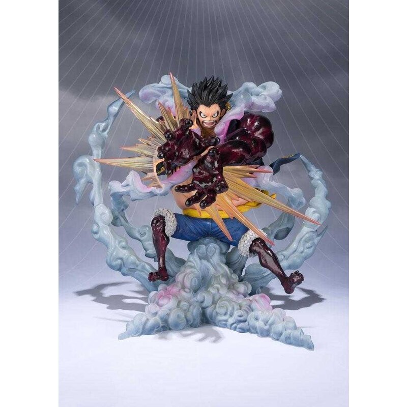 One Piece FiguartsZERO PVC Statue Monkey D. Luffy Gear 4 Leo Bazooka 18 cm