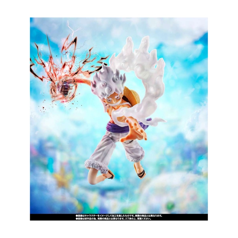 One Piece Figure SHFiguarts Monkey D. Luffy Gear 5 Future Island Egghead 15 cm Figurine