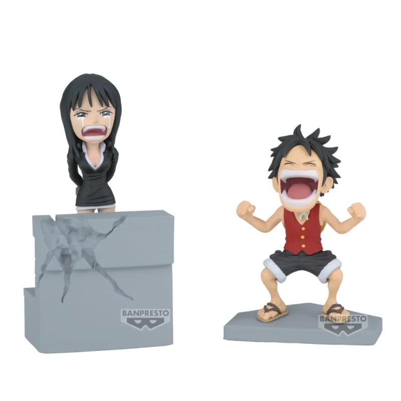 ONE PIECE – Luffy & Nico Robin – WCF Log Stories Figure 10cm Figurine