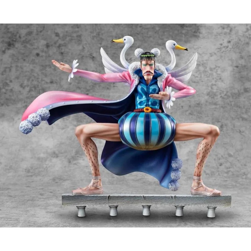 ONE PIECE – Mr.2 Bon Clay – POP Statue 23cm Figurine