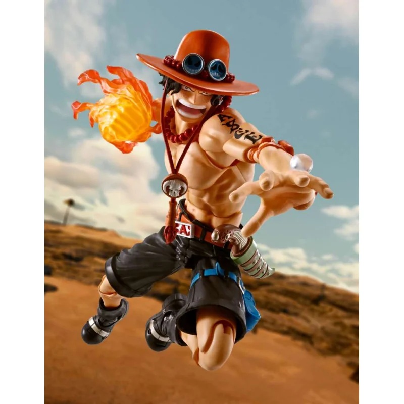 ONE PIECE – Portgas D. Ace “Fire Fist” – SH Figuarts Figure 15cm Figurine