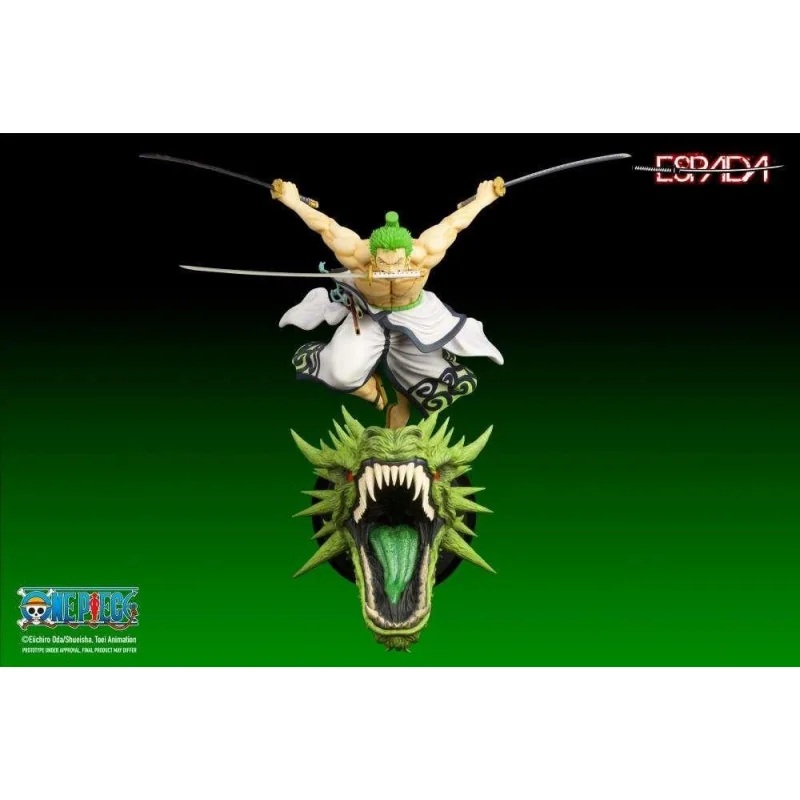 ONE PIECE – Roronoa Zoro – Wall Statuette 1/8 32cm Figurine