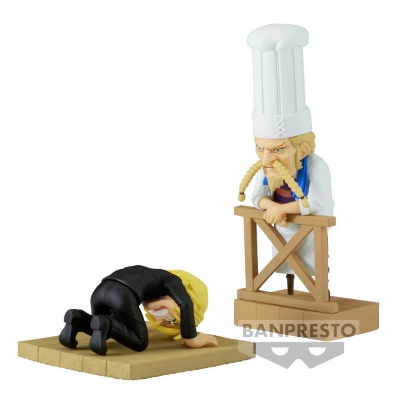 ONE PIECE – Sanji & Zeff – WCF Log Stories Figurine 8cm